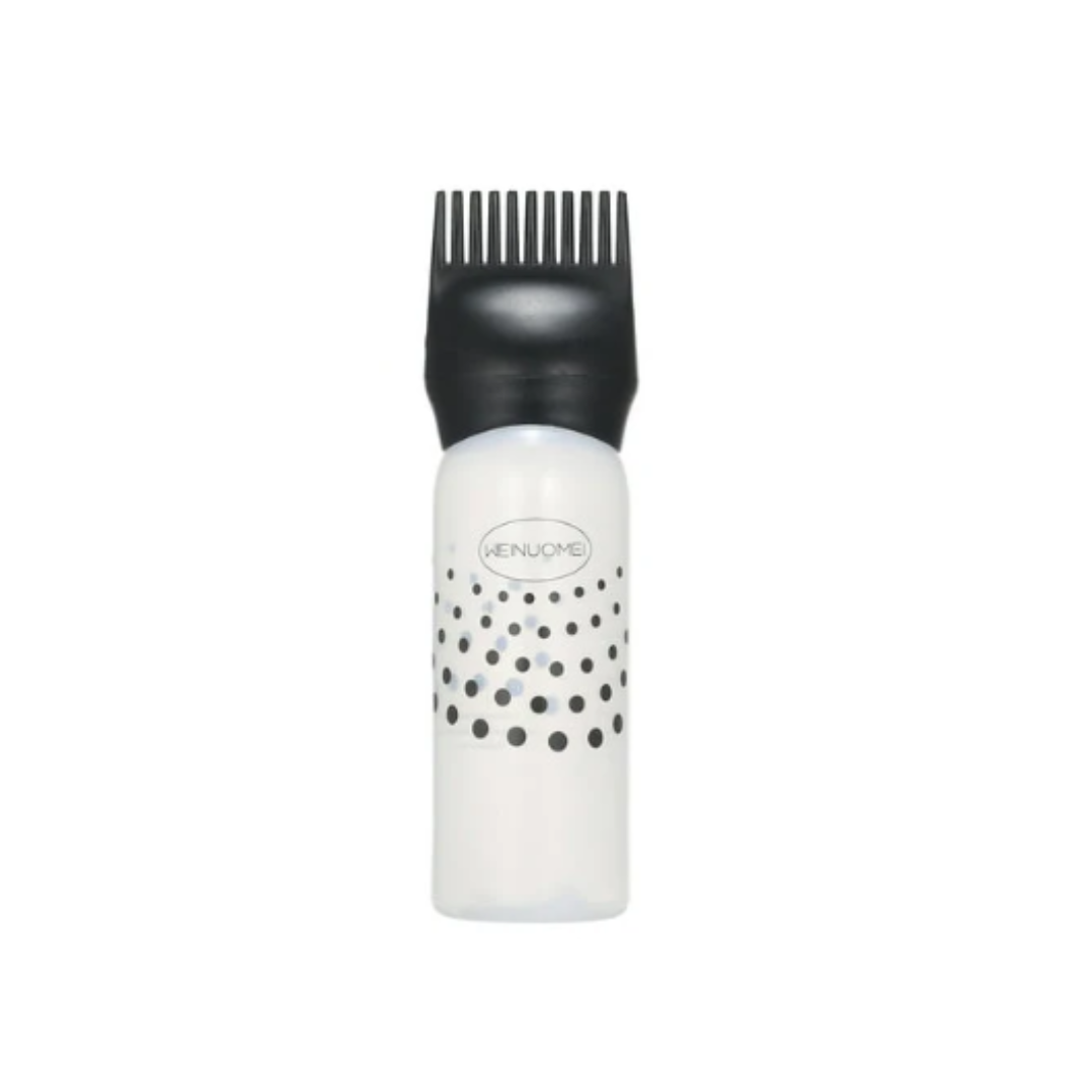 Root comb applicator bottle