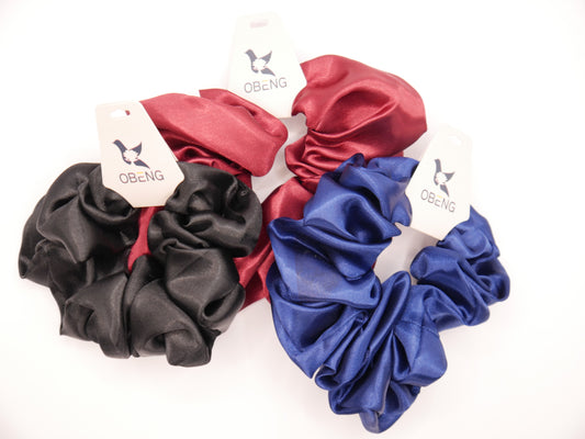 Scrunchie: Satin Haargummi groß